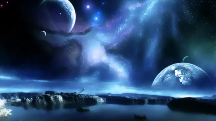 Alien Worlds Live Wallpaper android App screenshot 1